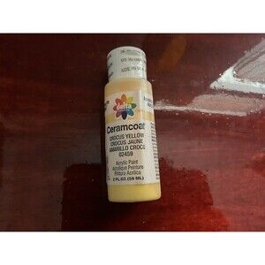 Ceramcoat Crocus Yellow Arcylic paint 2oz